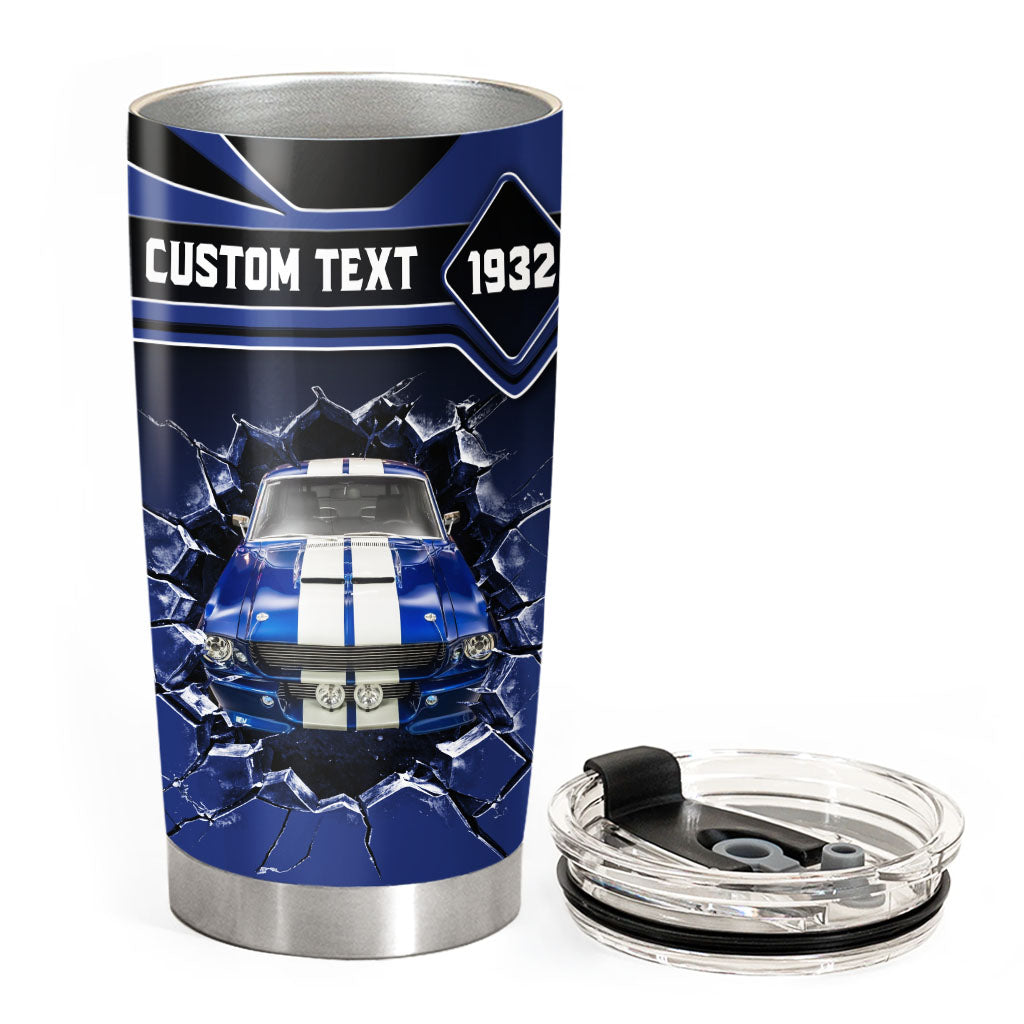 This Is How I Roll - Custom Photo Car Tumbler - Gift for Father's Day, Car Lovers A2110