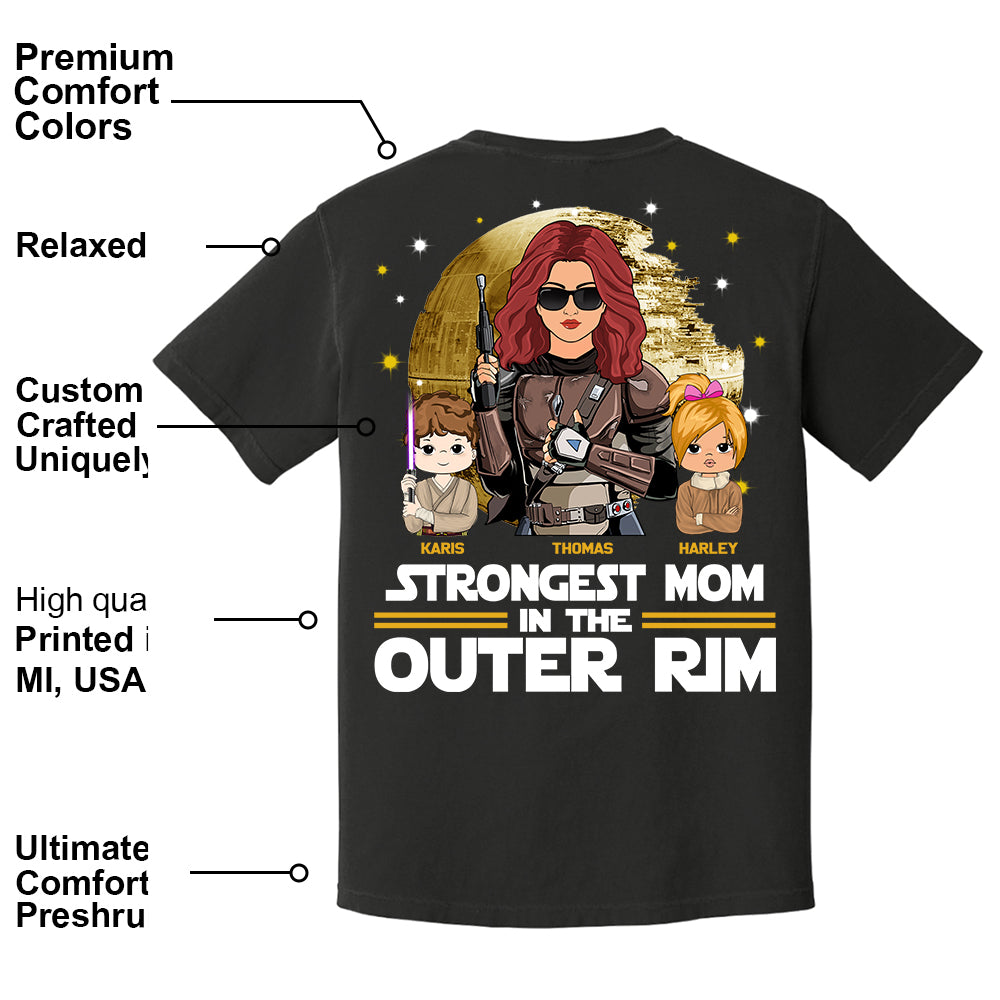 The Momalorian This Is The Way, Best Mom In The Galaxy - Personalized Shirt Gift For Mom Tu24
