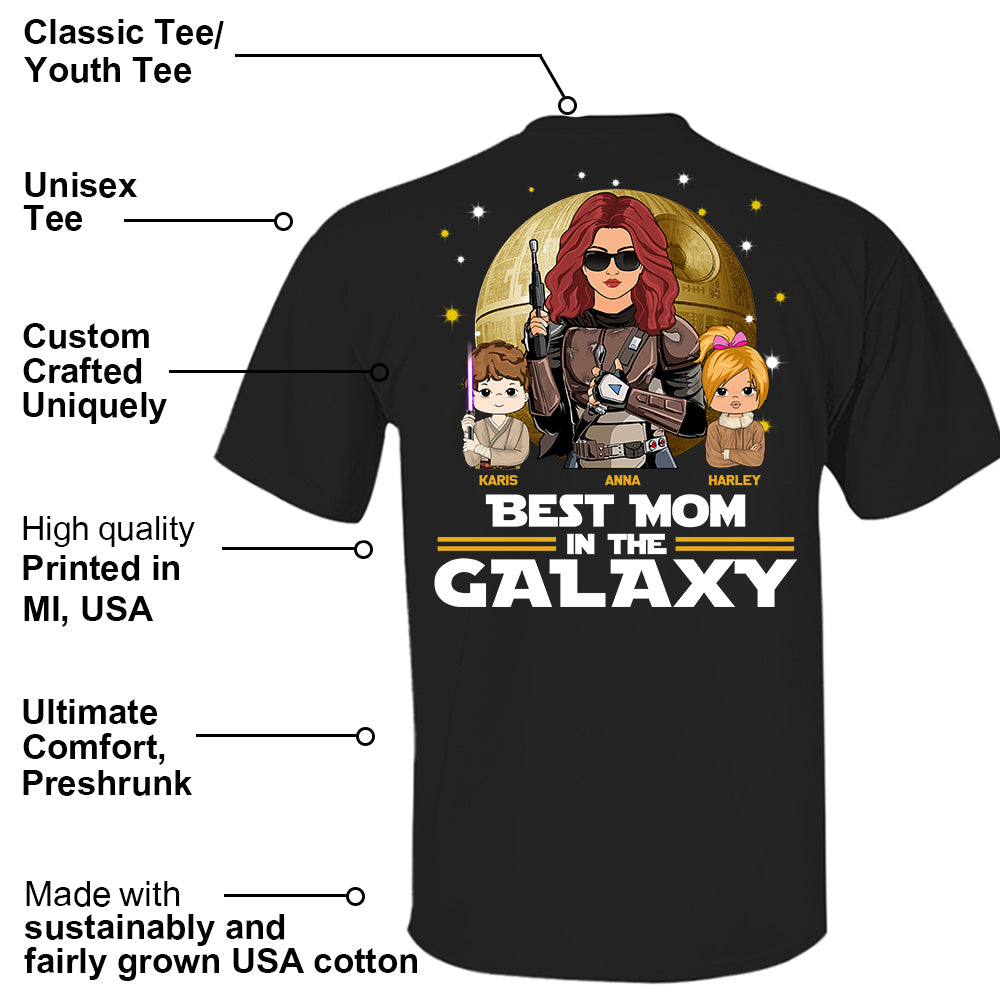 The Momalorian This Is The Way, Best Mom In The Galaxy - Personalized Shirt Gift For Mom Tu24