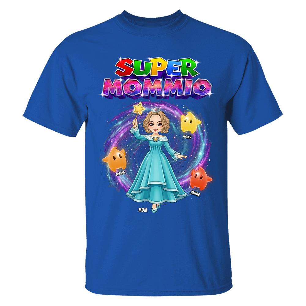 Super Mommio Galaxy Customized Shirt, Gift For Mommy Mama,Mother's Day Shirt Na02 Hv01