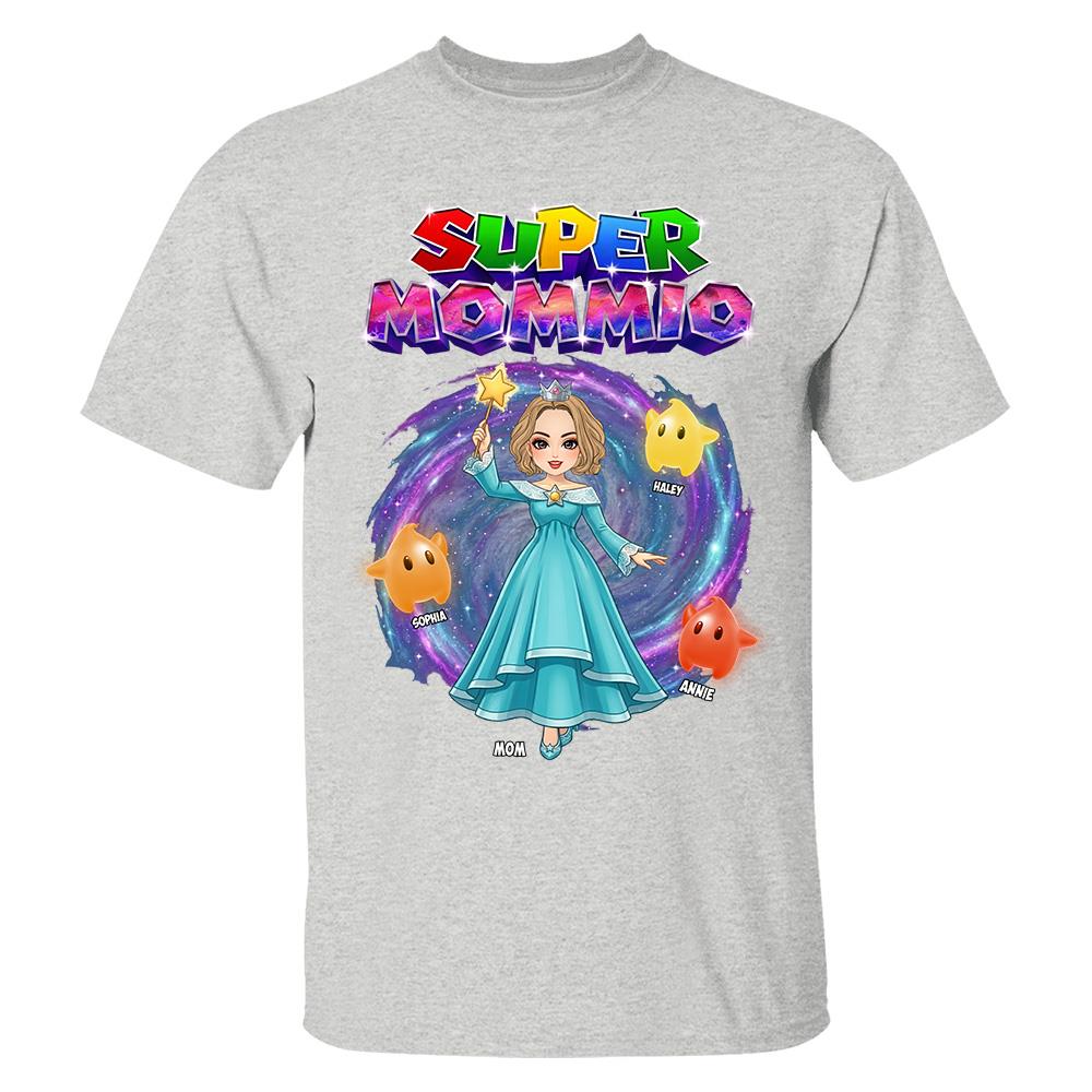 Super Mommio Galaxy Customized Shirt, Gift For Mommy Mama,Mother's Day Shirt Na02 Hv01