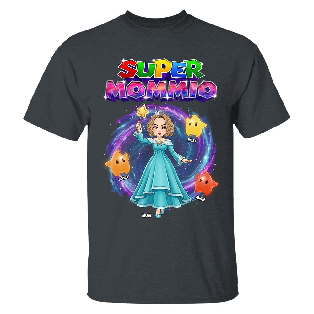 Super Mommio Galaxy Customized Shirt, Gift For Mommy Mama,Mother's Day Shirt Na02 Hv01