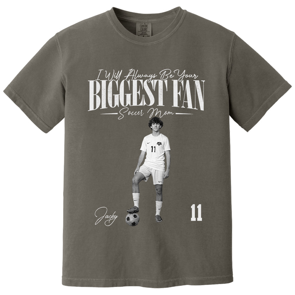 I'll Always Be Your Biggest Fan - Washed Tee Retro Bootleg Shirt For Soccer Players New T24