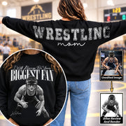 I'll Always Be Your Biggest Fan - Personalized Shirt For Wrestling Mom Family & Wrestling Lovers NA04 VH01