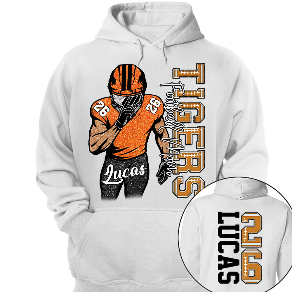 Custom Football Game Day Football Shirt Gift For Football Lovers - Personalized Gift For Football Player Na02 Li29