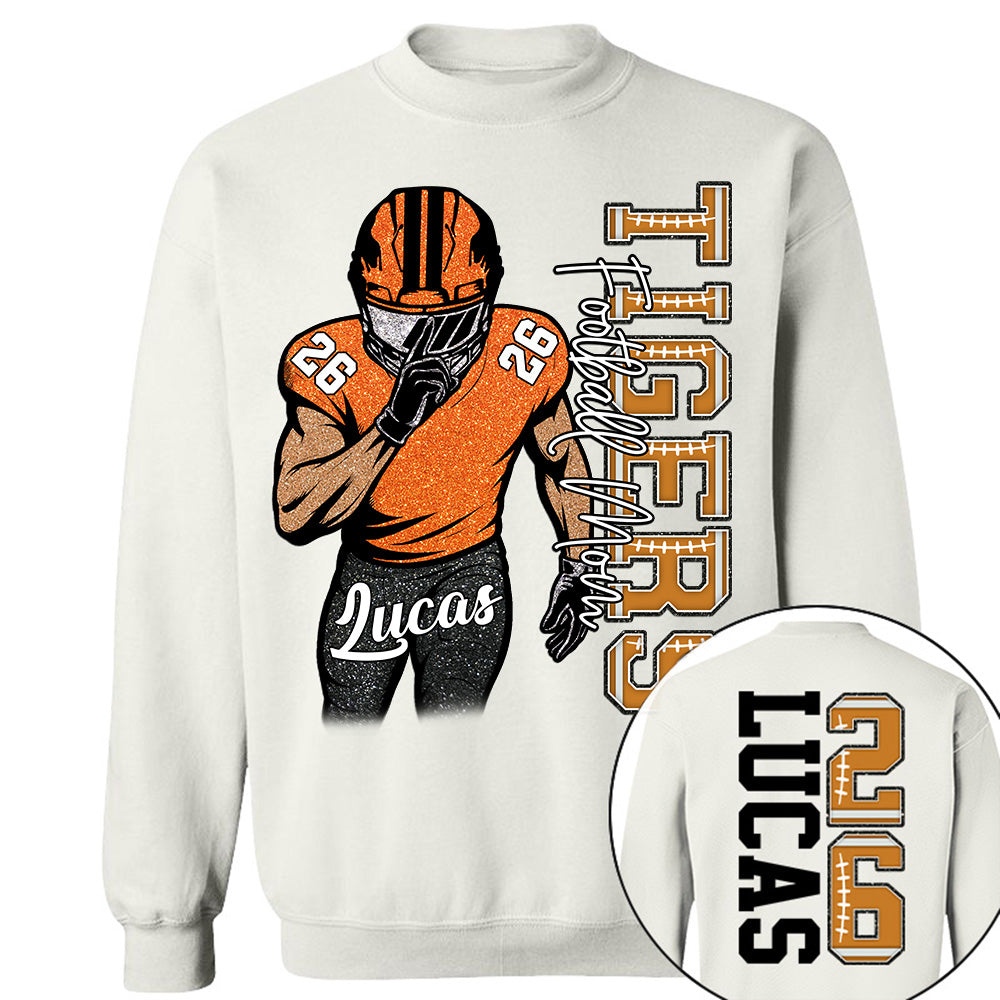 Custom Football Game Day Football Shirt Gift For Football Lovers - Personalized Gift For Football Player Na02 Li29