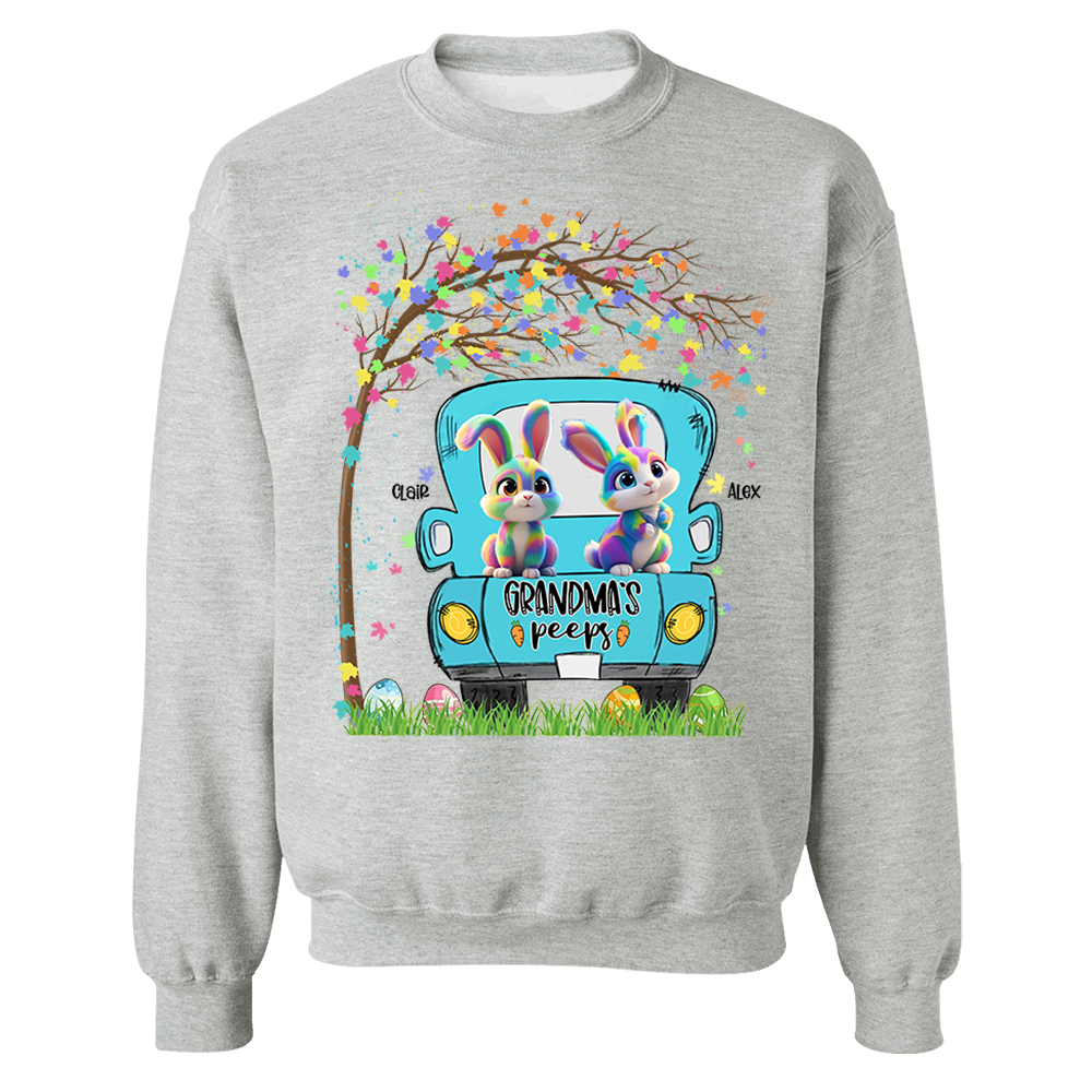 Personalized Grandma's Peeps Easter Day Shirt vr3