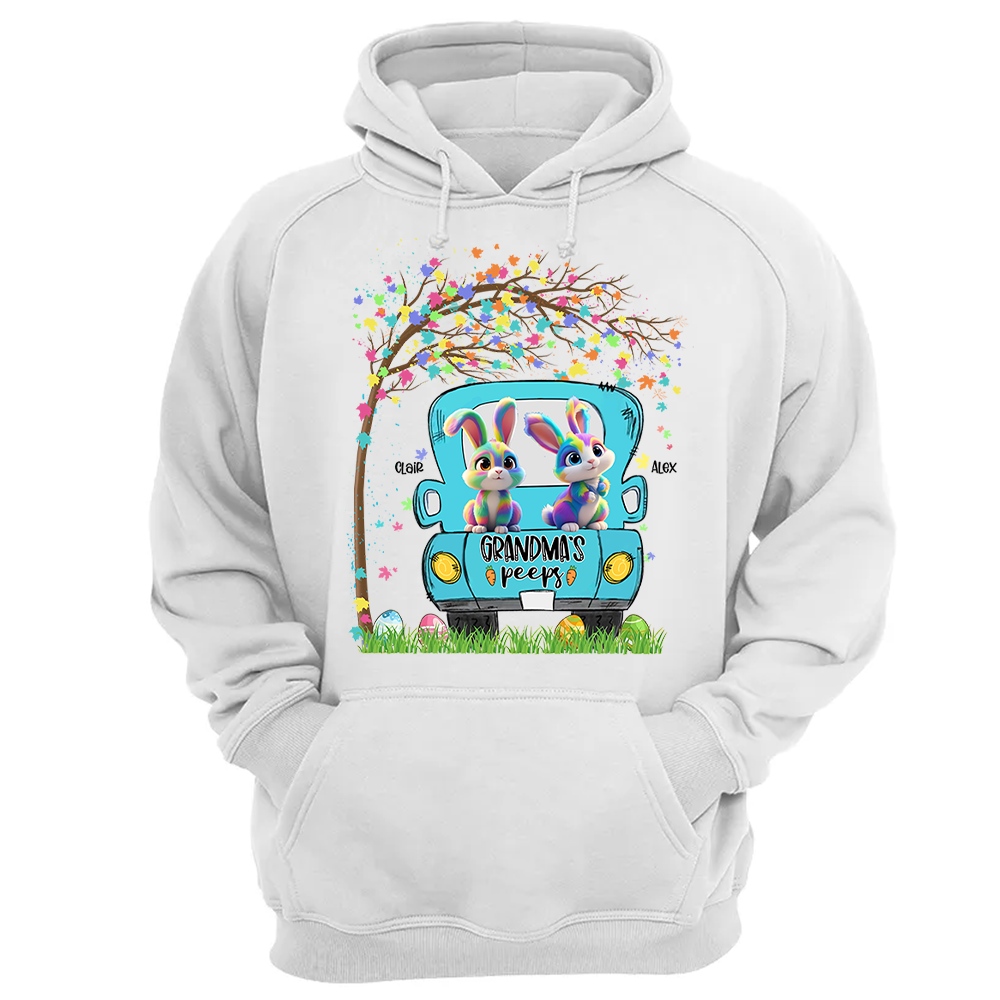 Personalized Grandma's Peeps Easter Day Shirt vr3