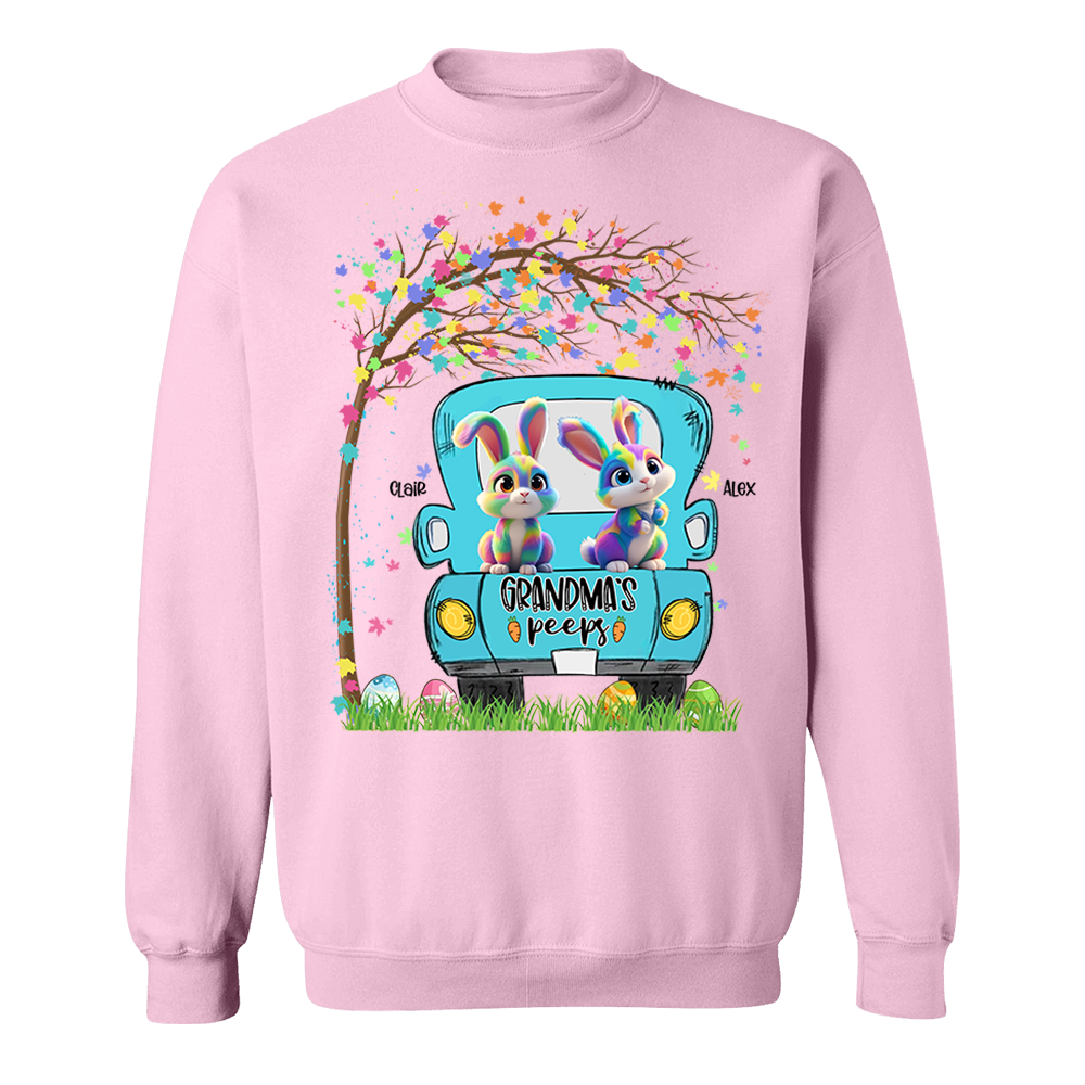 Personalized Grandma's Peeps Easter Day Shirt vr3