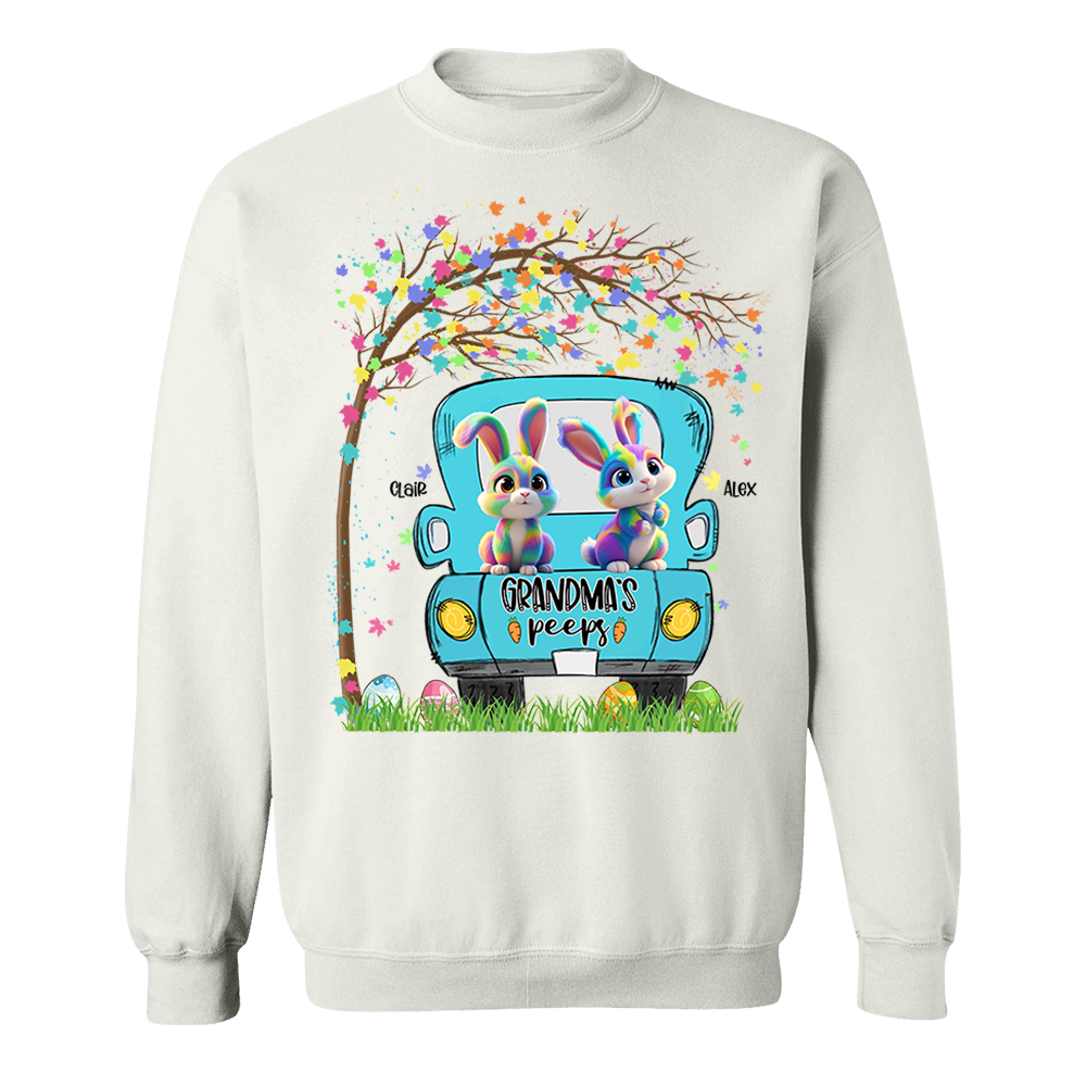 Personalized Grandma's Peeps Easter Day Shirt vr3