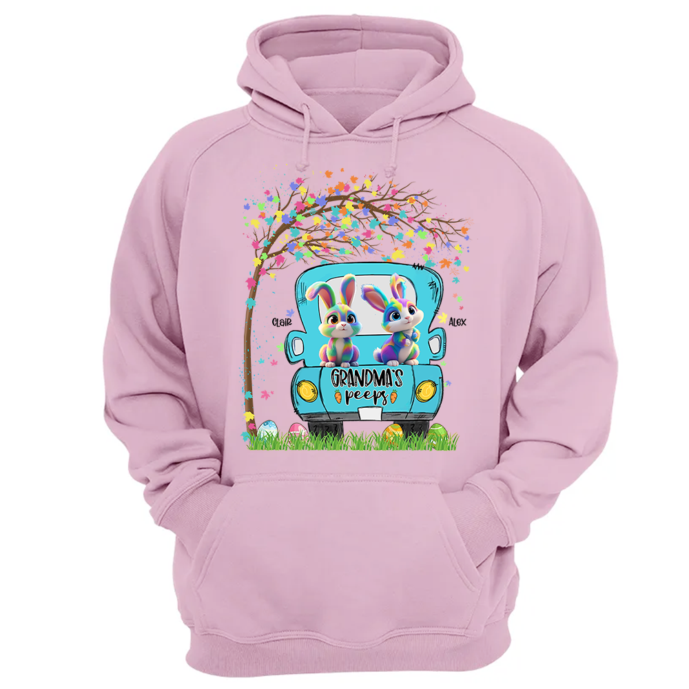 Personalized Grandma's Peeps Easter Day Shirt vr3