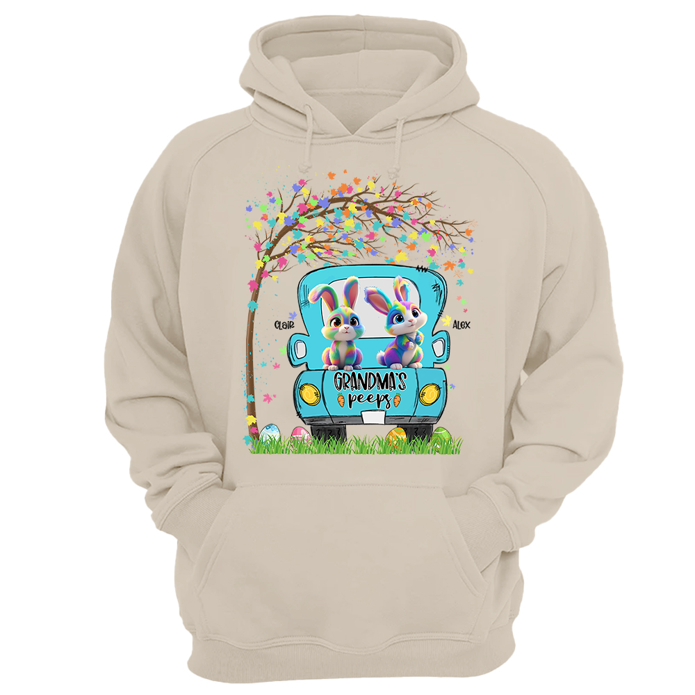 Personalized Grandma's Peeps Easter Day Shirt vr3