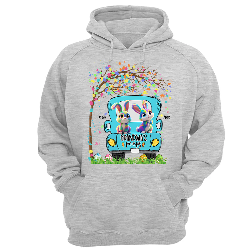 Personalized Grandma's Peeps Easter Day Shirt vr3