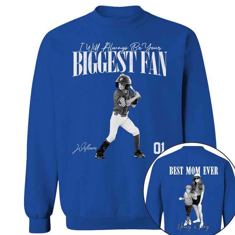 Best Mom Ever – I’ll Always Be Your Biggest Fan - Mother’s Day Washed Tee, Retro Bootleg Shirt for Baseball Moms Na02 Nh00