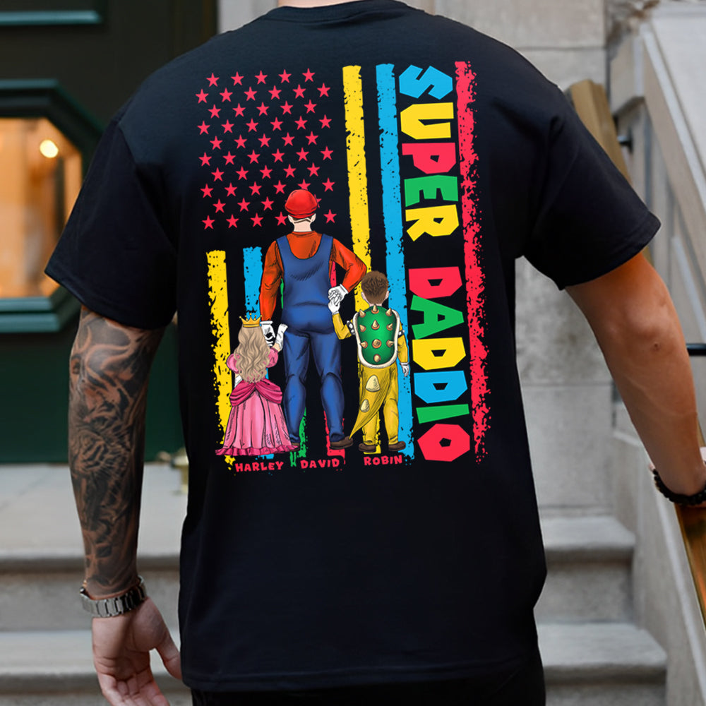 Personalized Super Daddio Shirt, Best Dad Ever Shirt