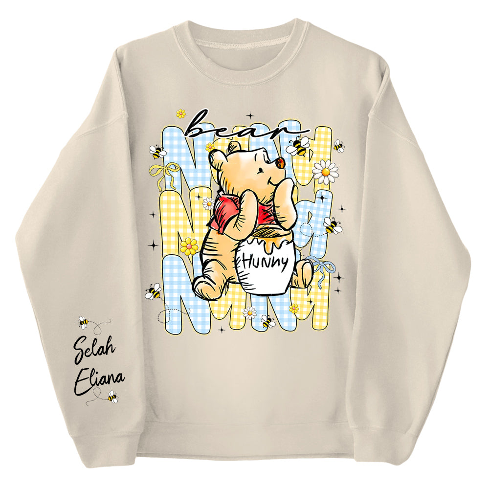 Mama Bear EST, Personalized Mother Shirt with Kids Names, Perfect Gift for Mother's Day, Gift For Mama Nini Gigi Nene Grandma MI209 TH23