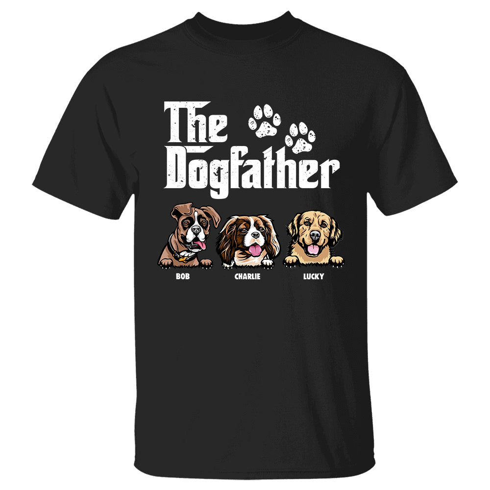 The Dog Father - Gift for Dog Dad, Dog Mom - Personalized Shirt Br