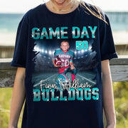 Custom Photo Football Game Day Personalized Shirt Custom Team Name Nh00