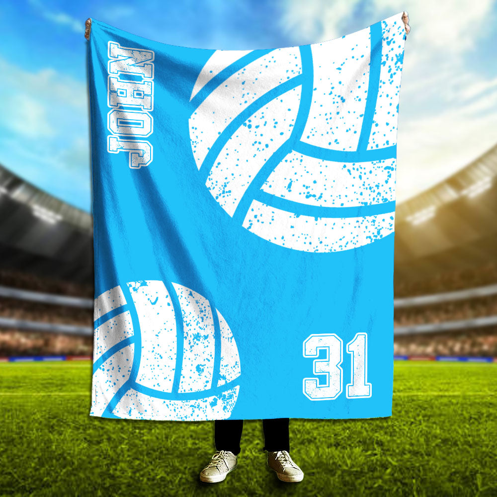 Personalized Sports Team Blanket, Sports Blanket, Team Sport Gift 