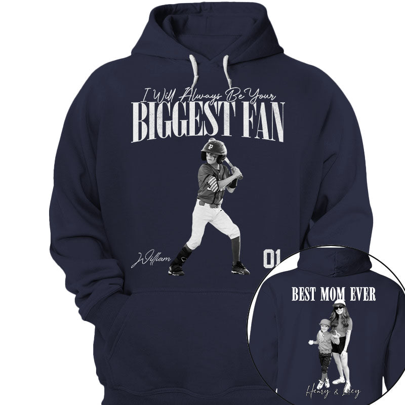 Best Mom Ever – I’ll Always Be Your Biggest Fan - Mother’s Day Washed Tee, Retro Bootleg Shirt for Baseball Moms Na02 Nh00