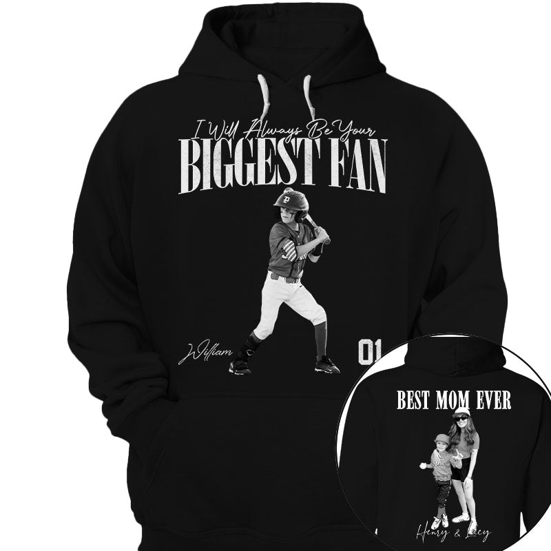 Best Mom Ever – I’ll Always Be Your Biggest Fan - Mother’s Day Washed Tee, Retro Bootleg Shirt for Baseball Moms Na02 Nh00