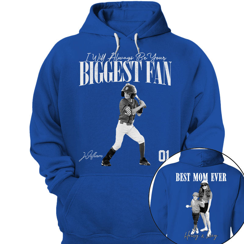 Best Mom Ever – I’ll Always Be Your Biggest Fan - Mother’s Day Washed Tee, Retro Bootleg Shirt for Baseball Moms Na02 Nh00