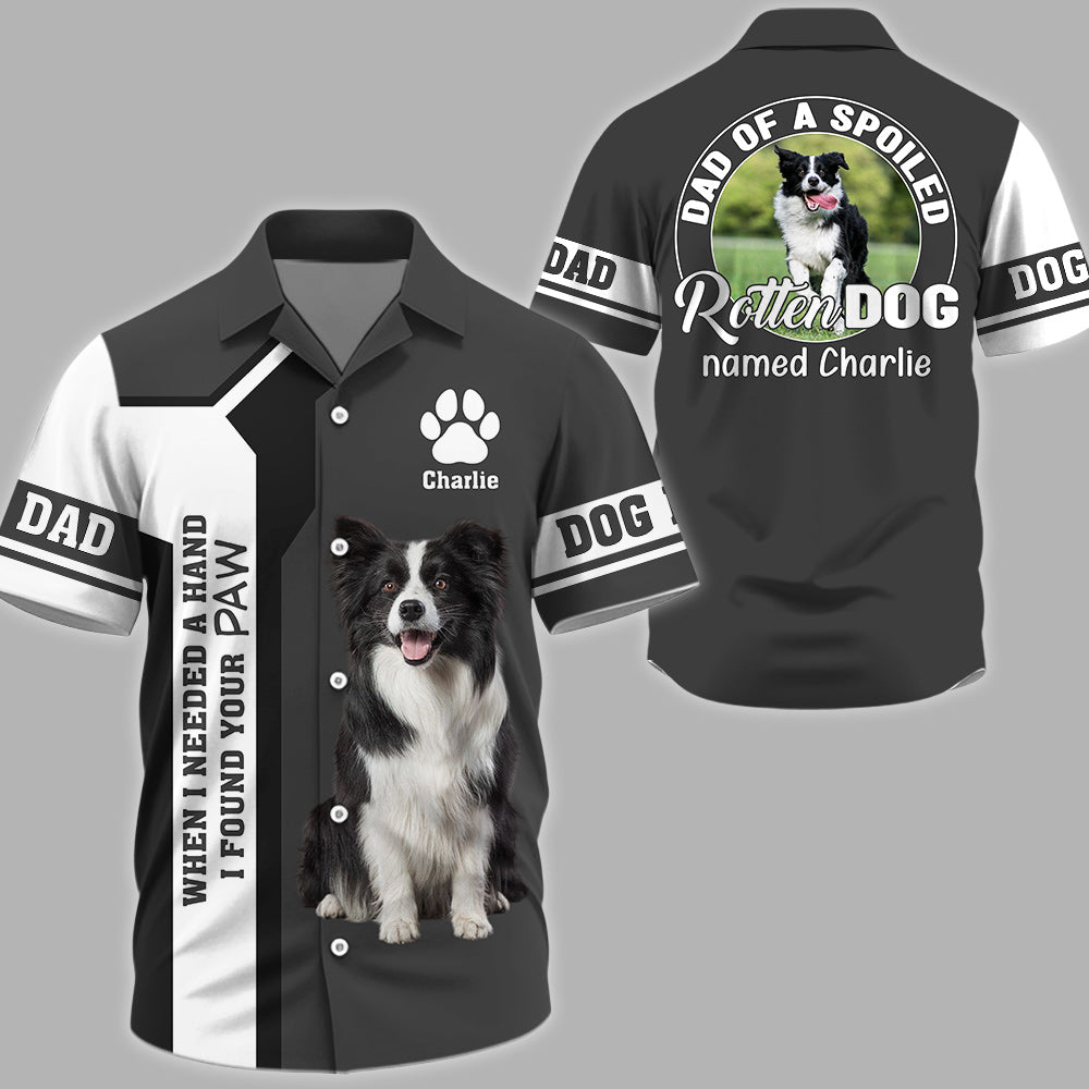 Spoiled Rotten Dog Custom Photo Dog Hawaiian Shirt Gift For Dog Lover T1807