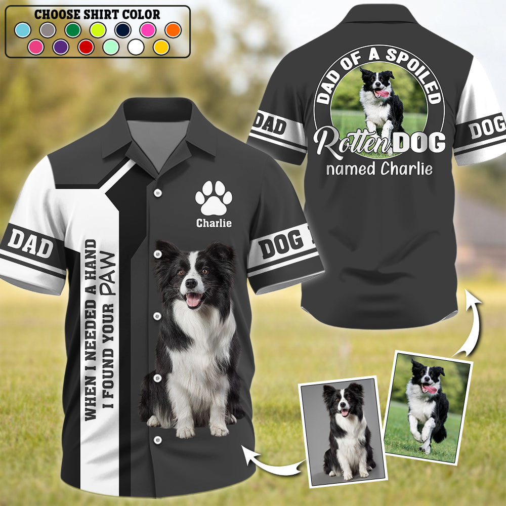 Spoiled Rotten Dog Custom Photo Dog Hawaiian Shirt Gift For Dog Lover T1807