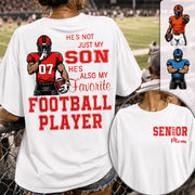 Custom Senior Mom 2027 Football Player Shirt, For Football Lovers L0411 Hv01
