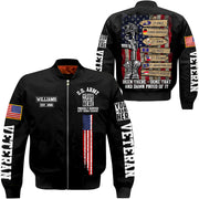 US Veteran World Tour Custom Branch Rank Location Personalized All Over Print Shirt For Veteran H2511