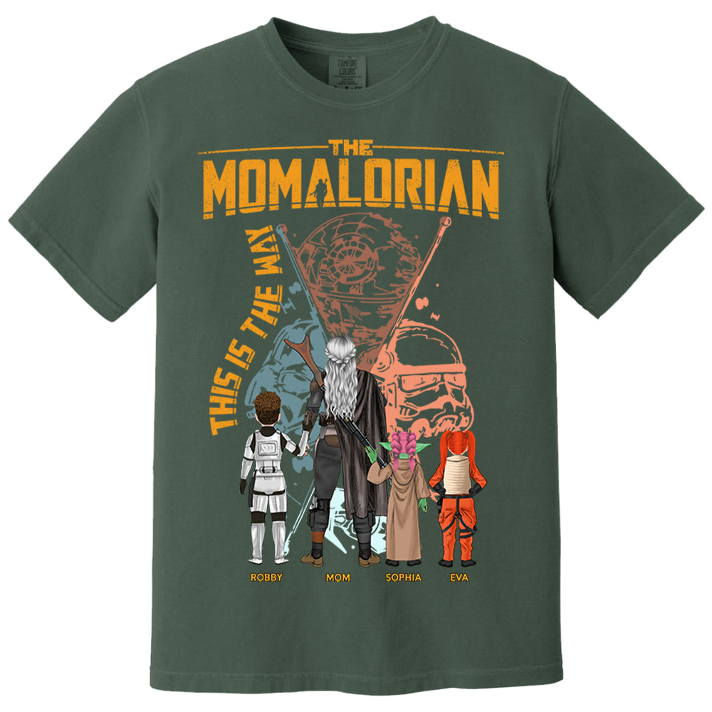 The Momalorian This Is The Way - Personalized Shirt For Mom - Mother's Day Gift 2026 T1807 Nh00
