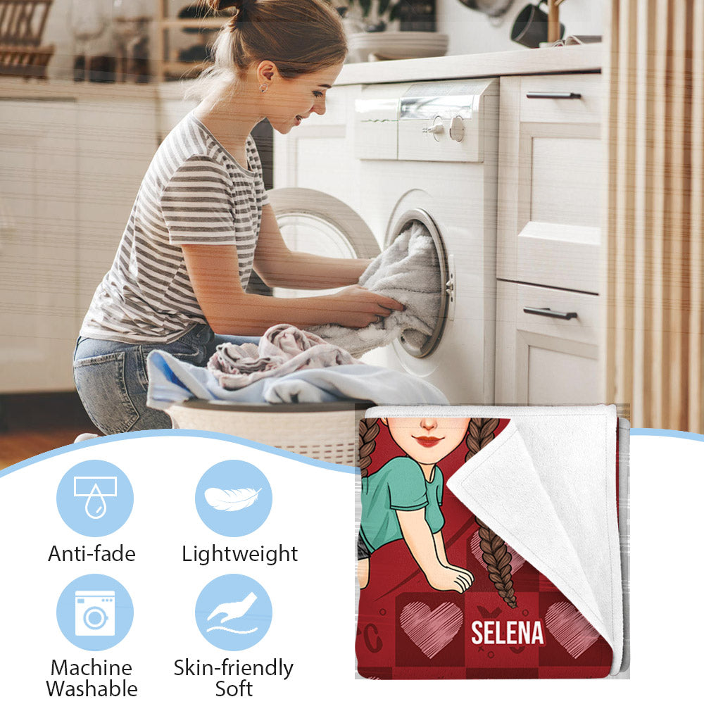 Couple I Love You More The End I Win - Personalized Fleece Blanket, Sherpa Blanket Pa00