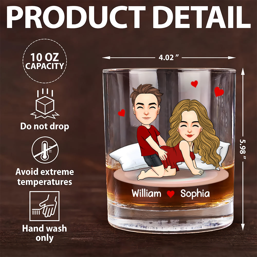 You Are My Favorite Thing To Do - Personalized Whiskey Glass For Couple