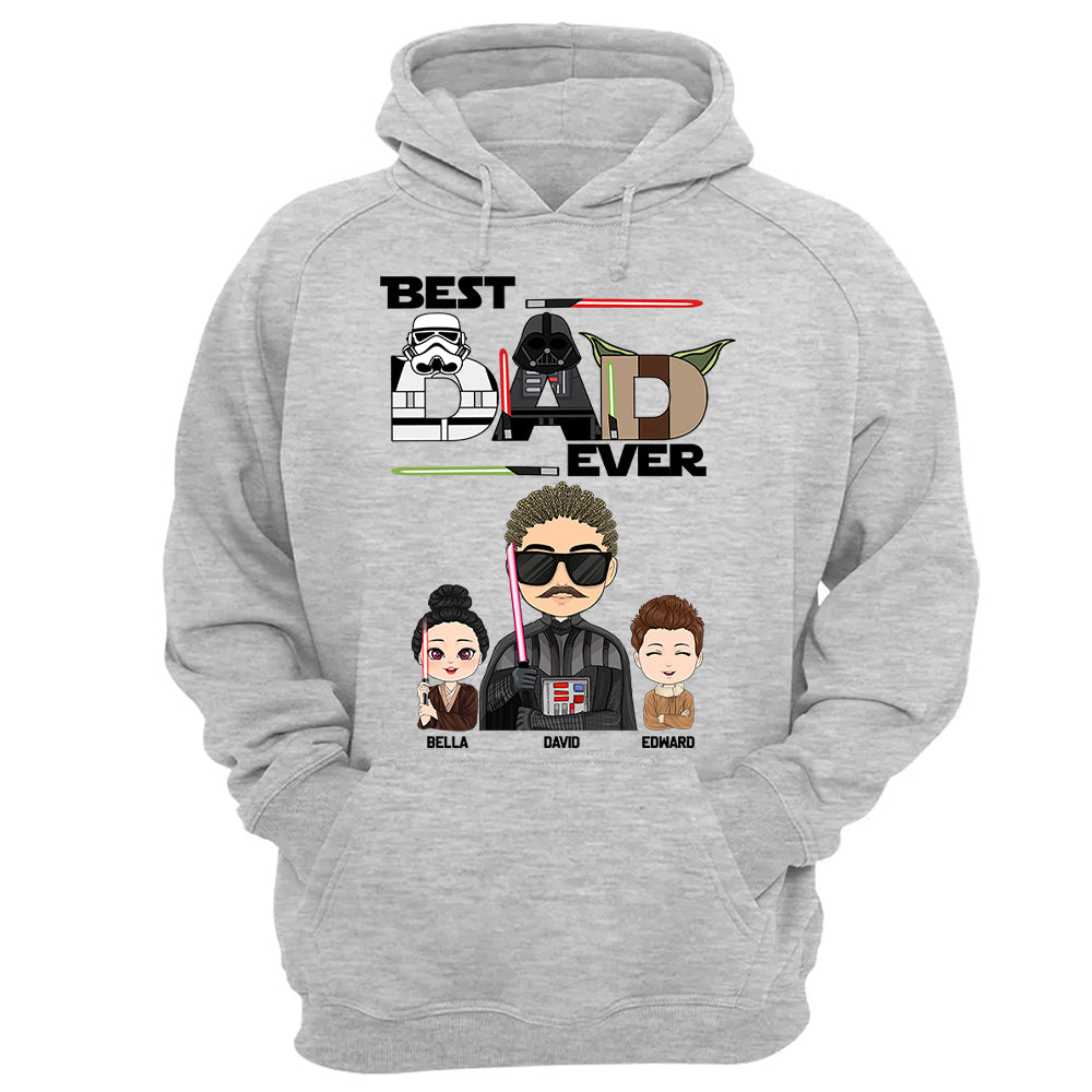 Personalized Best Dad Ever Shirt Gift For Dad - Custom Father's Day Gift vr3