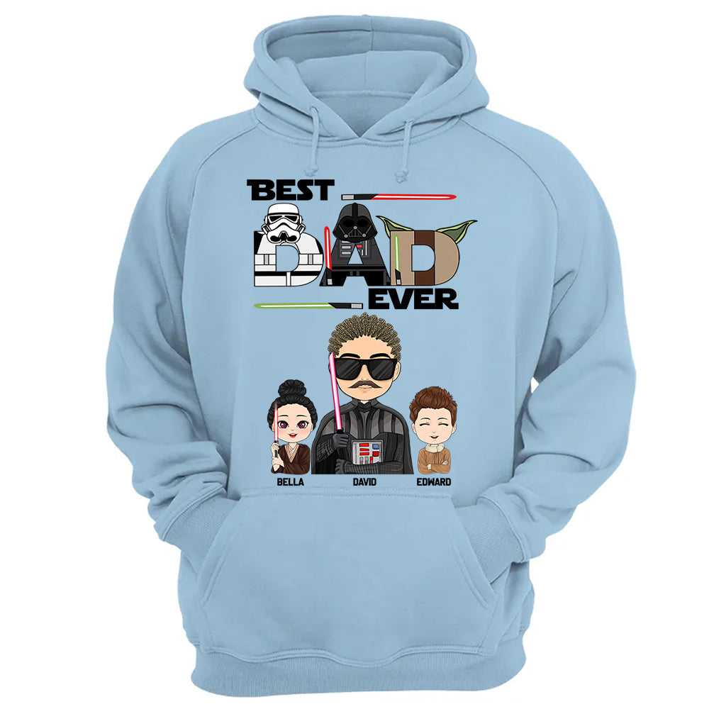 Personalized Best Dad Ever Shirt Gift For Dad - Custom Father's Day Gift vr3