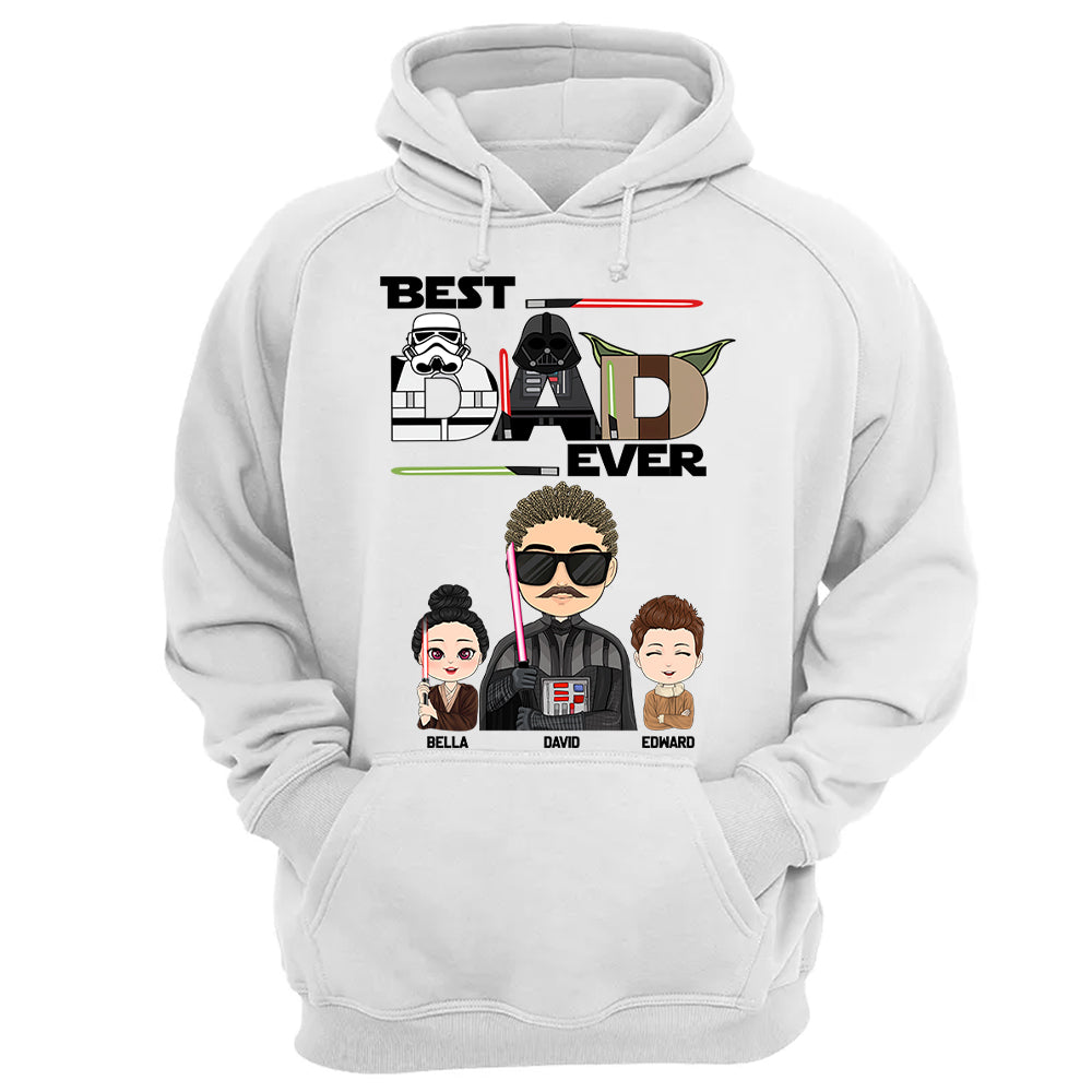Personalized Best Dad Ever Shirt Gift For Dad - Custom Father's Day Gift vr3