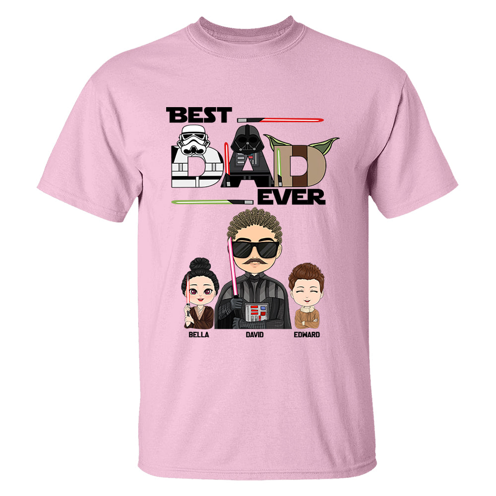 Personalized Best Dad Ever Shirt Gift For Dad - Custom Father's Day Gift vr3