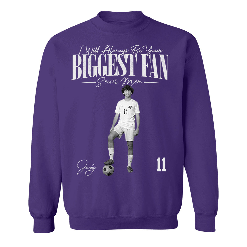 I'll Always Be Your Biggest Fan - Washed Tee Retro Bootleg Shirt For Soccer Players New T24