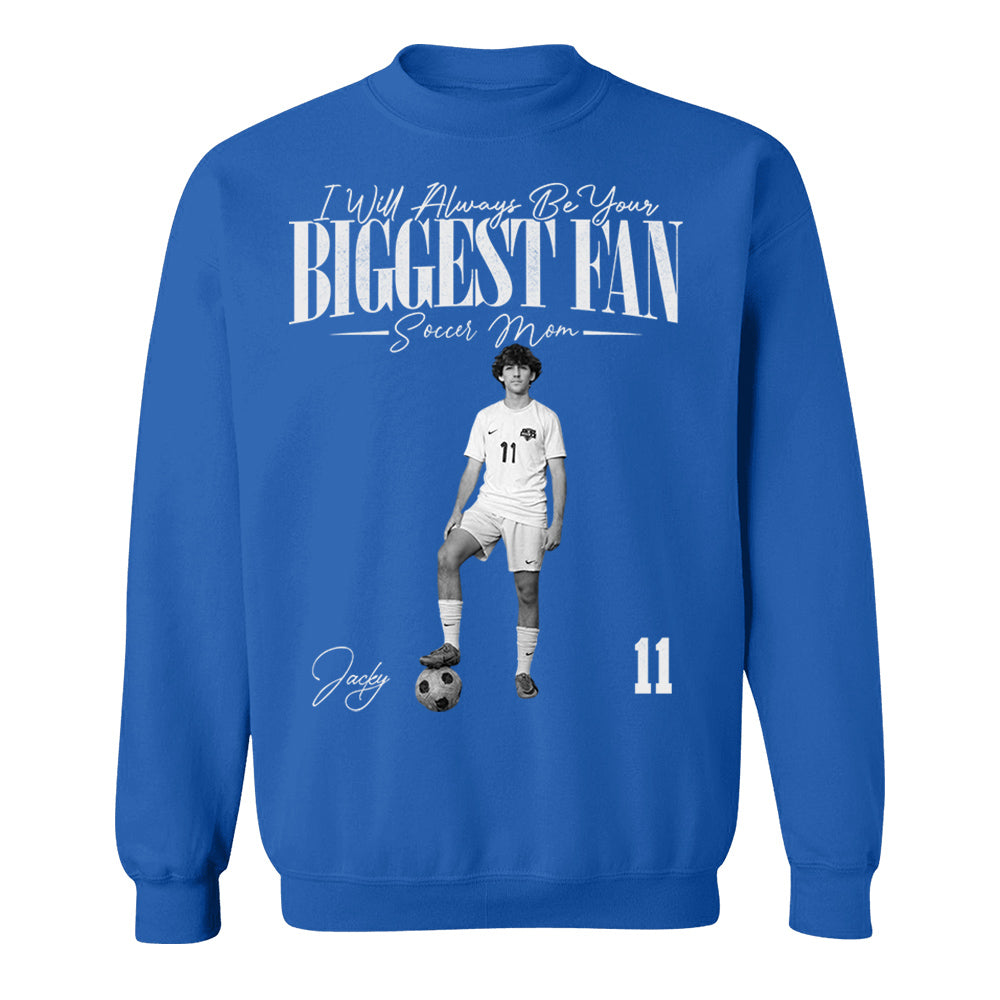 I'll Always Be Your Biggest Fan - Washed Tee Retro Bootleg Shirt For Soccer Players New T24