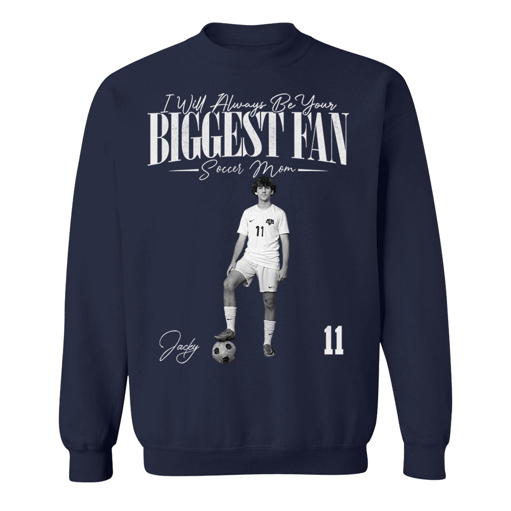 I'll Always Be Your Biggest Fan - Washed Tee Retro Bootleg Shirt For Soccer Players New T24