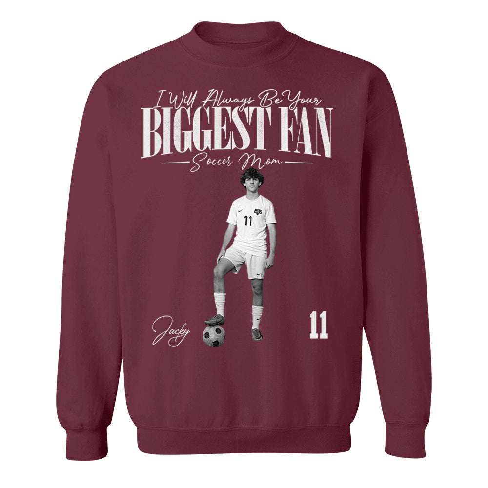 I'll Always Be Your Biggest Fan - Washed Tee Retro Bootleg Shirt For Soccer Players New T24