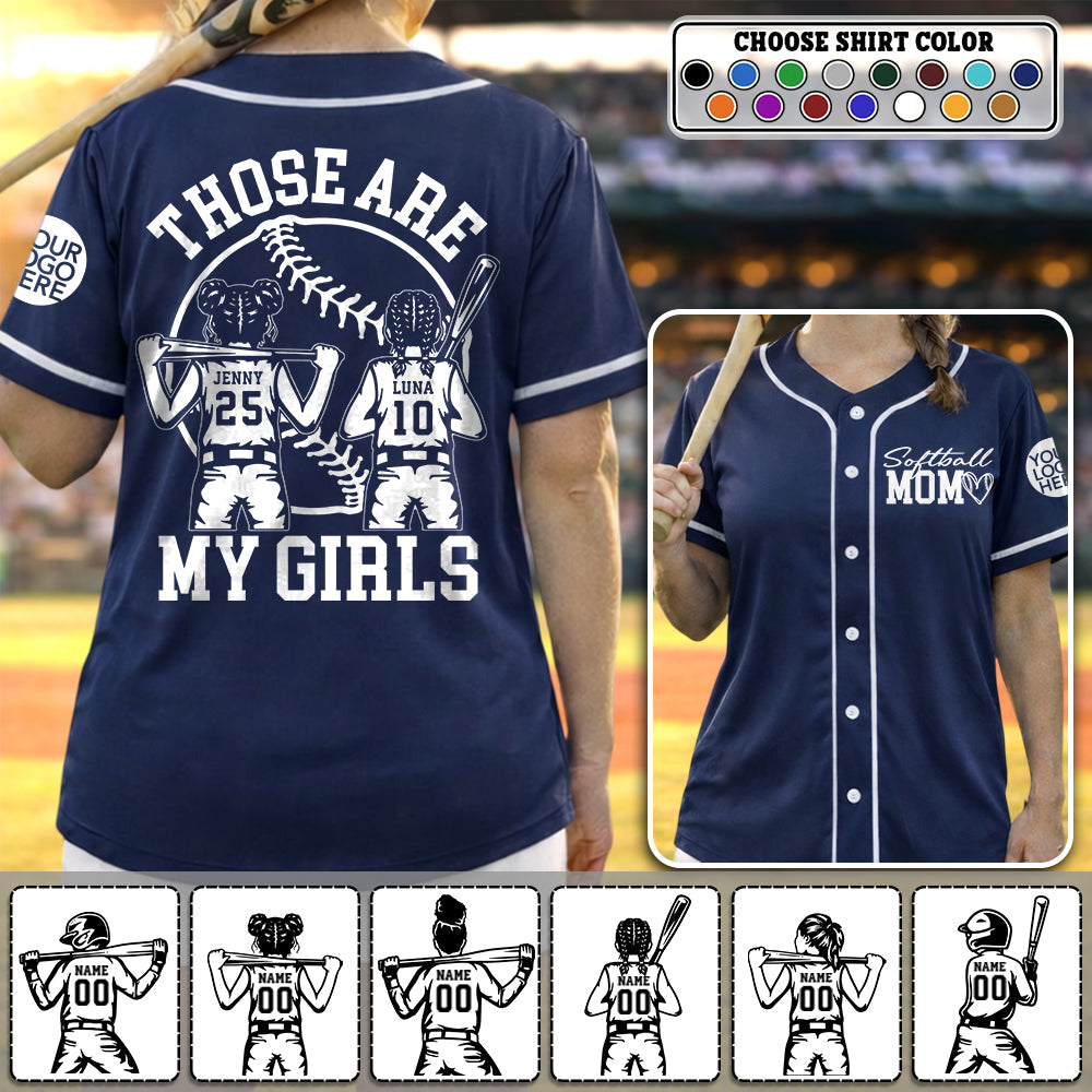 Softball Mom Jersey – Those Are My Boys - Personalized Softball Family Jersey NA04 Hv01