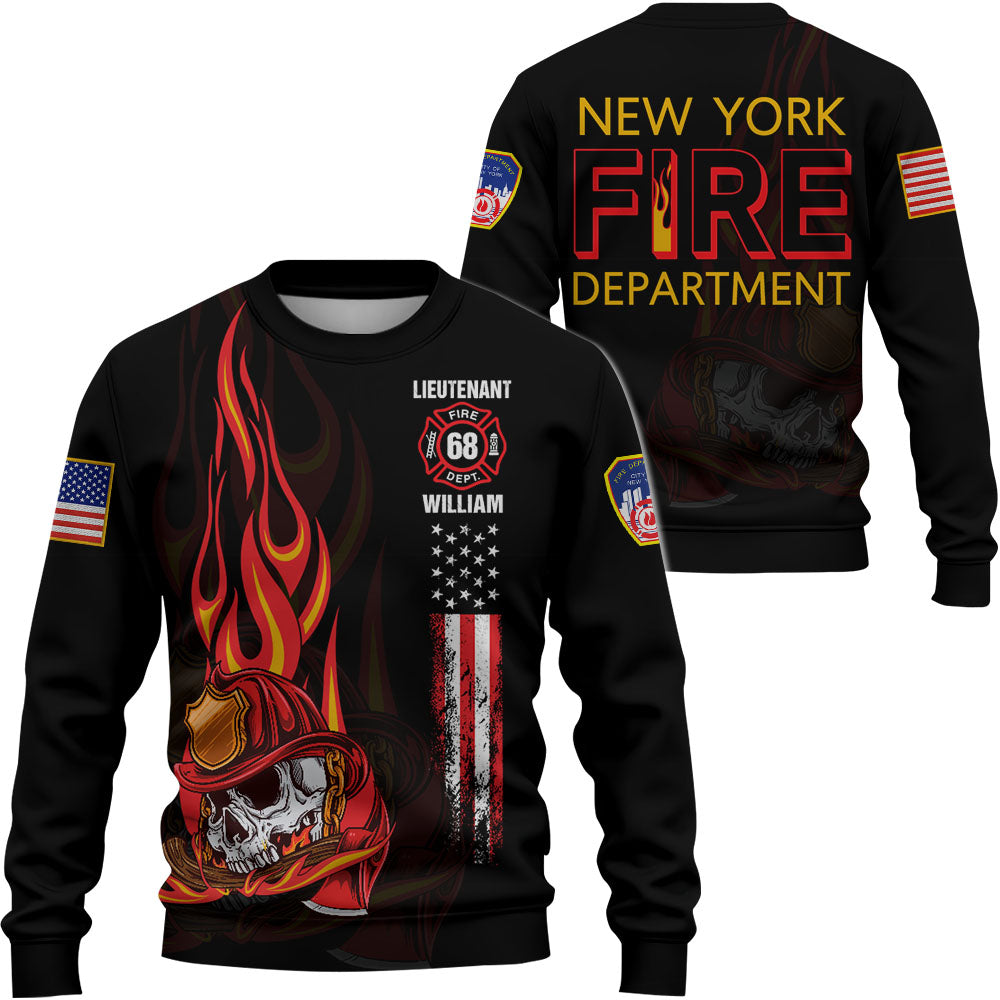 Custom Shirt Firefighter Department Gifts For Fireman All Over Print Shirt K1702 Trhn