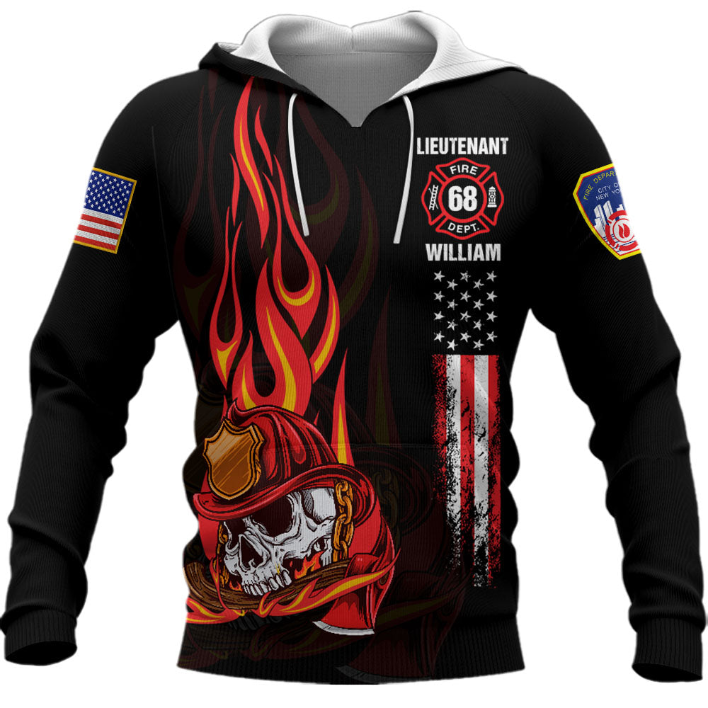 Custom Shirt Firefighter Department Gifts For Fireman All Over Print Shirt K1702 Trhn