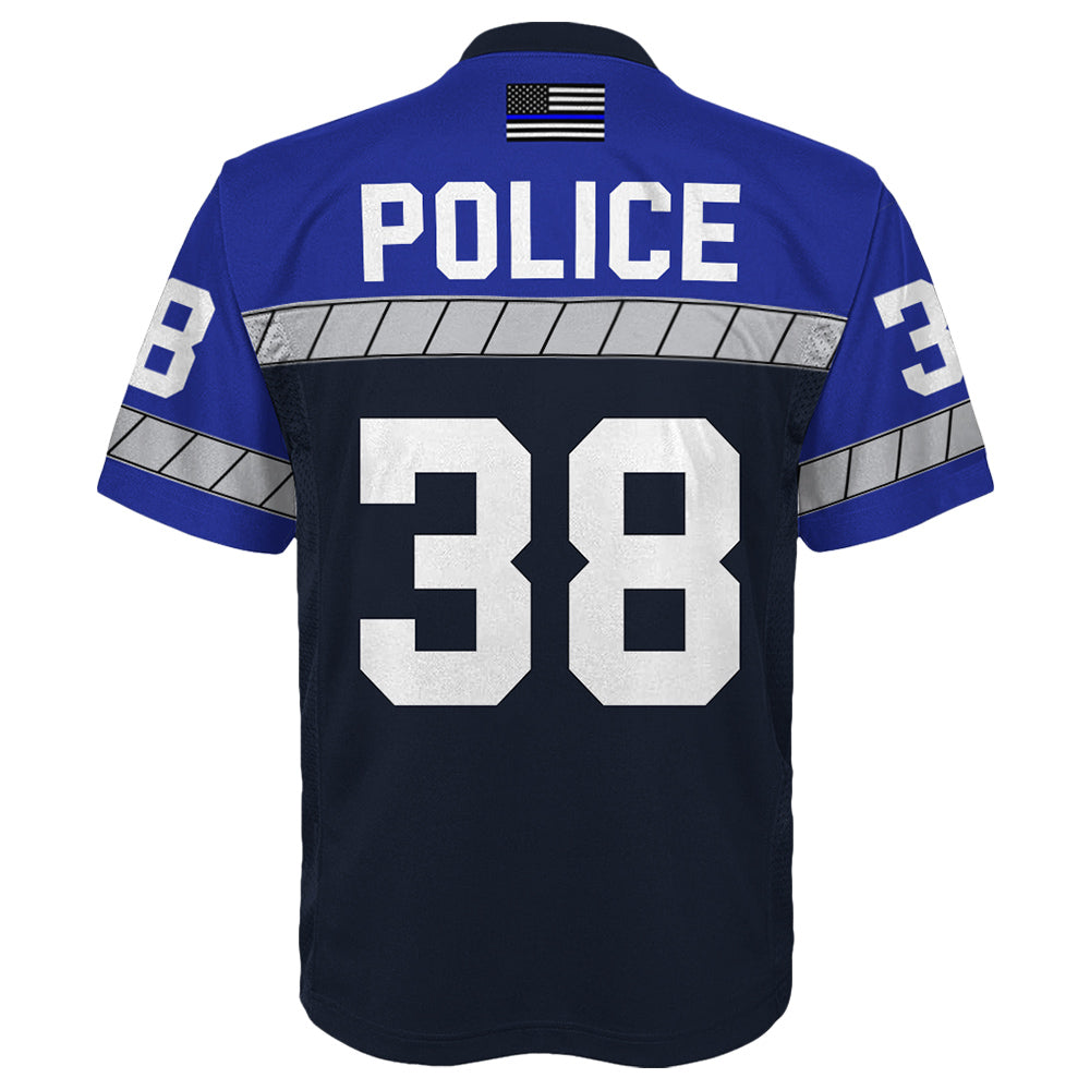 Police Officer United States Uniform Football Jersey Custom Name Dept Name Number H2511