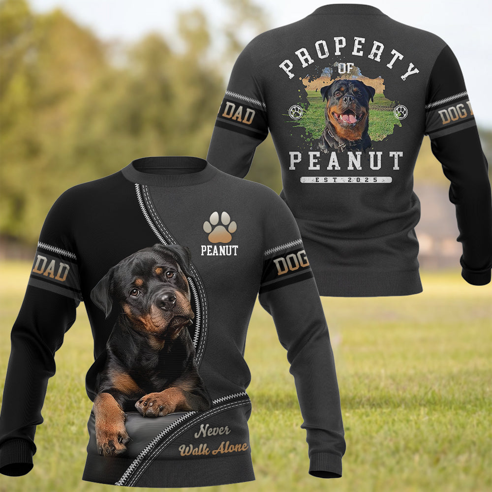 Dog Property Personalized Shirt  Gift For Dog Lovers T1807