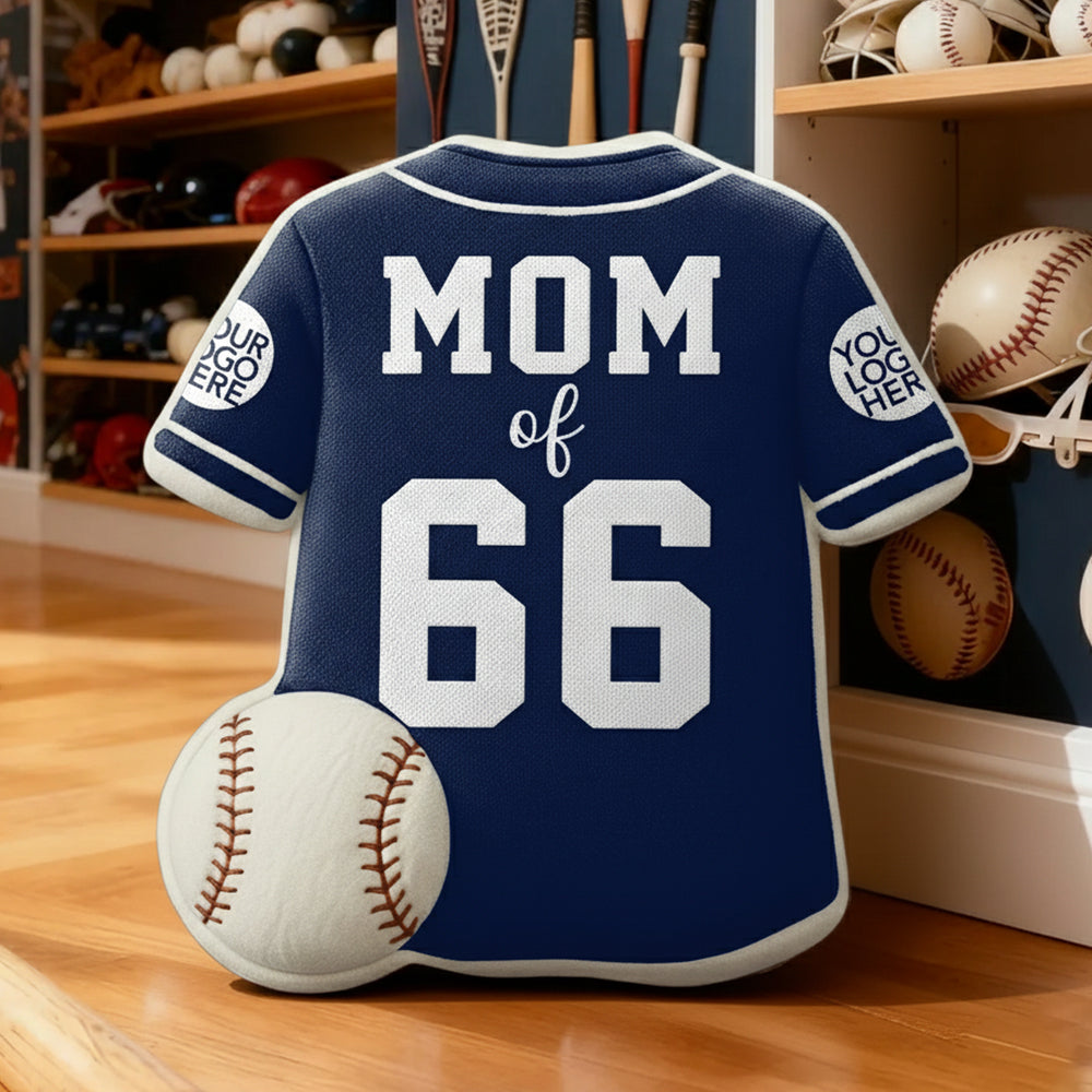 Custom Photo Baseball Game Day Ugly Plush Pillow Gift For Baseball Lovers - Personalized Gift For Baseball Player Hv01