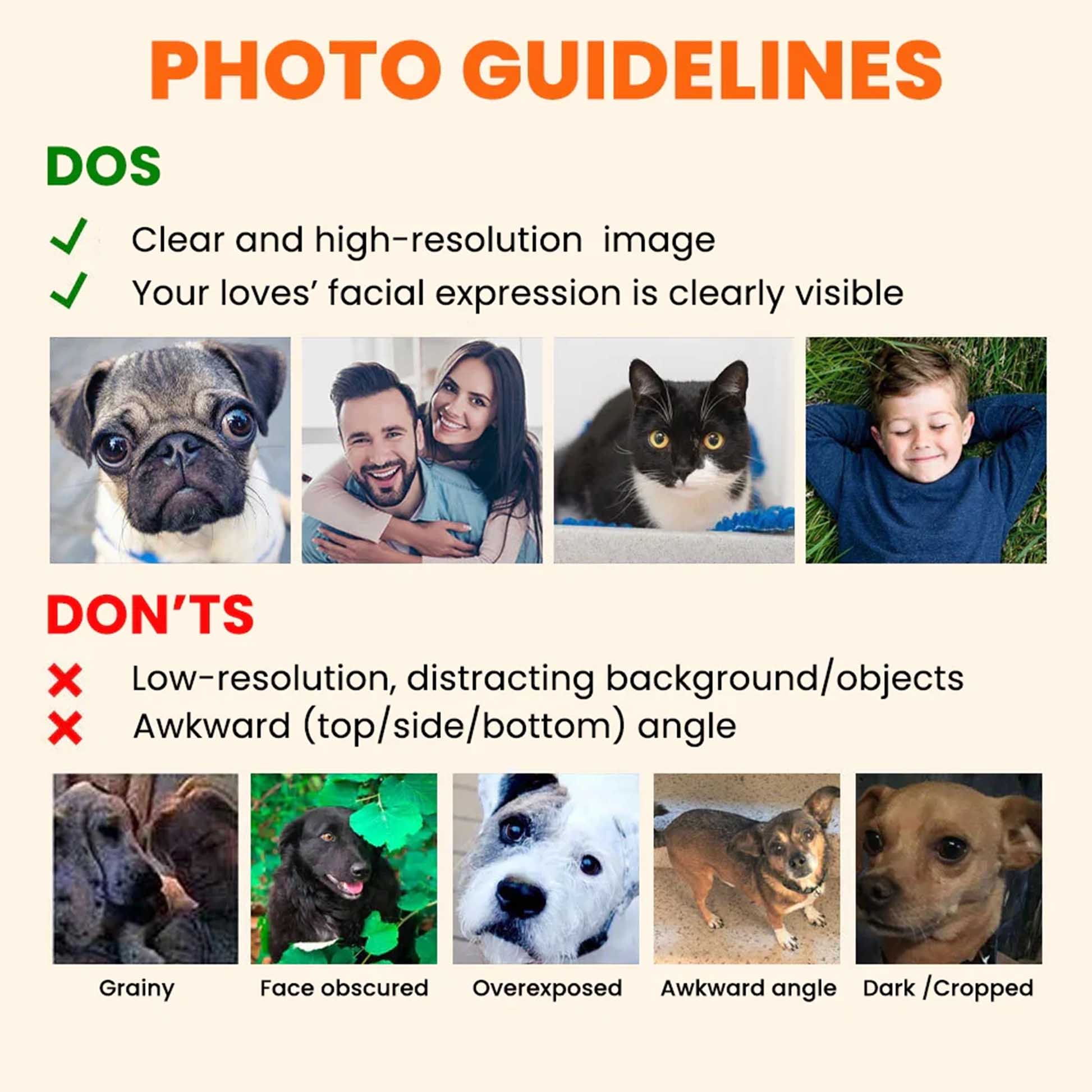 Custom Photo Poster Gifts For Couple - Personalized Upload Photo Caricature Canvas Print Pt99