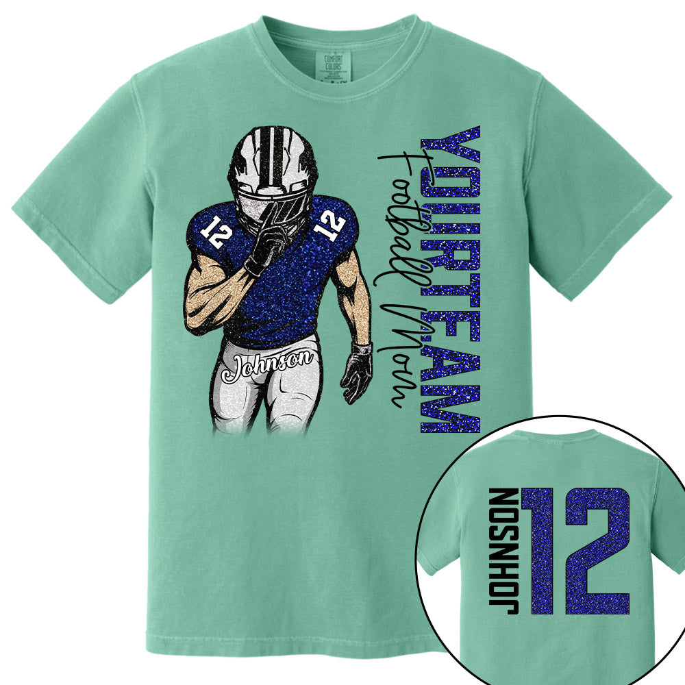 Custom Clipart Football Shirt - Personalized Shirt For Football Family NA04 Pt99