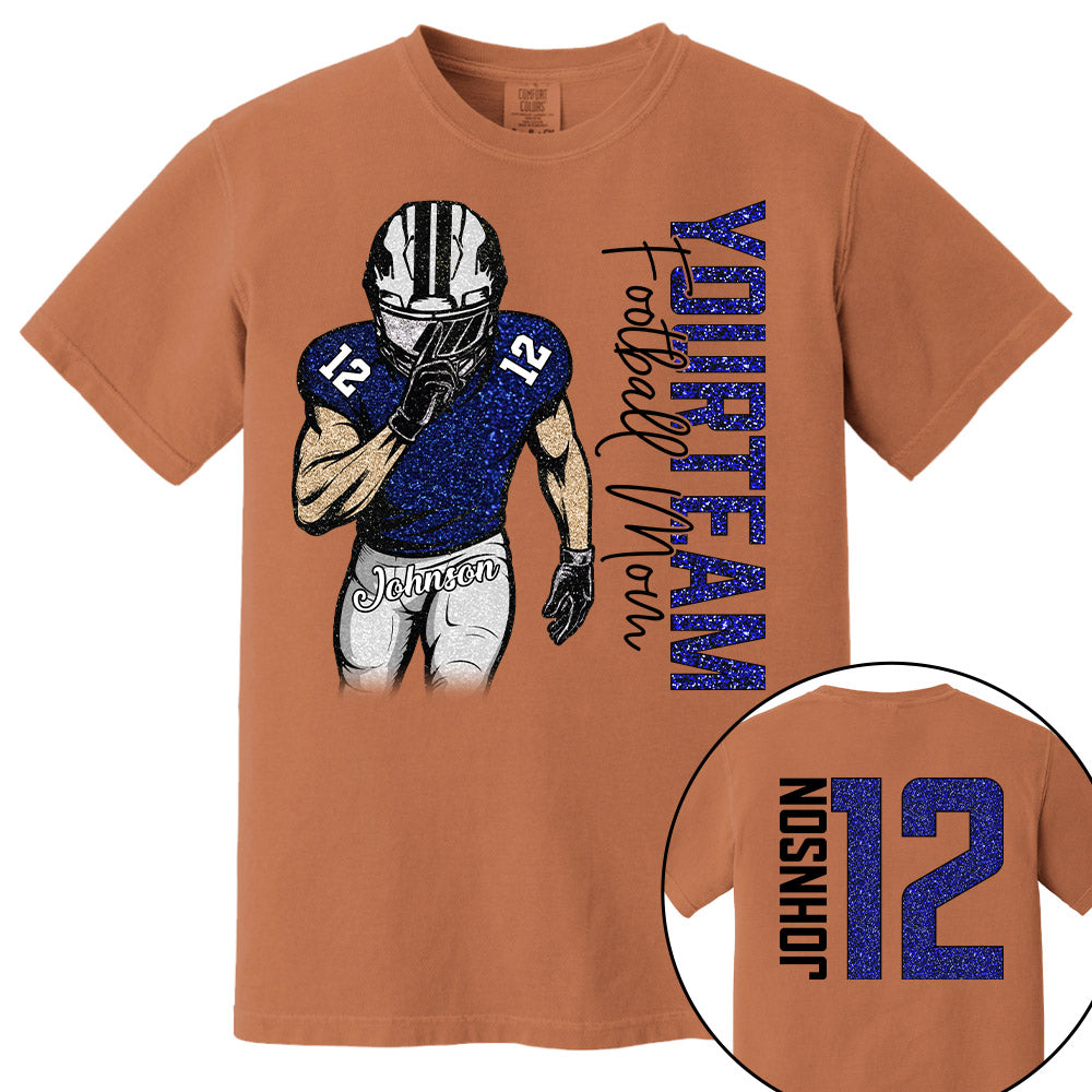 Custom Clipart Football Shirt - Personalized Shirt For Football Family NA04 Pt99